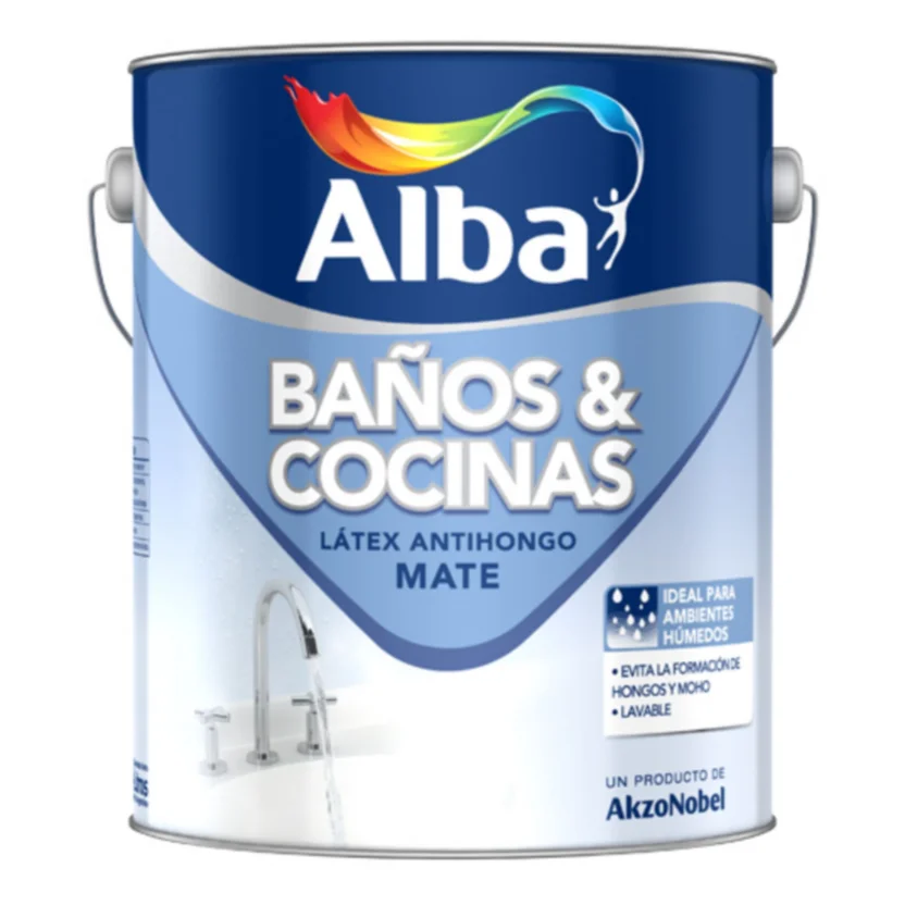 Látex Baños y Cocinas antihongos