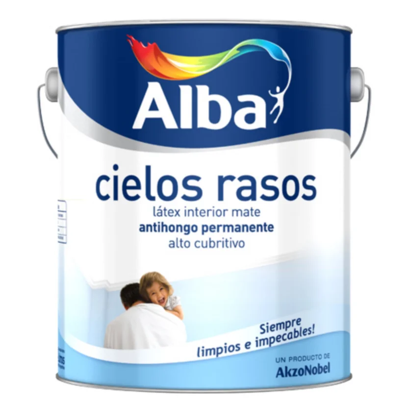 Látex para cielos rasos antihongo